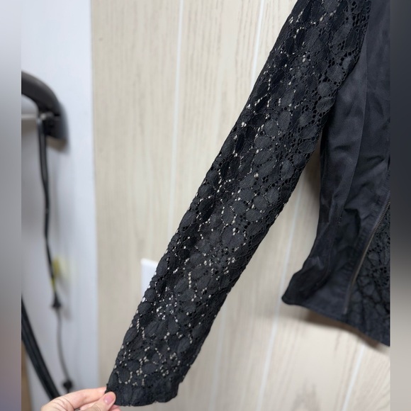 NWT candie's black lace jacket sz Lg - Picture 2 of 5